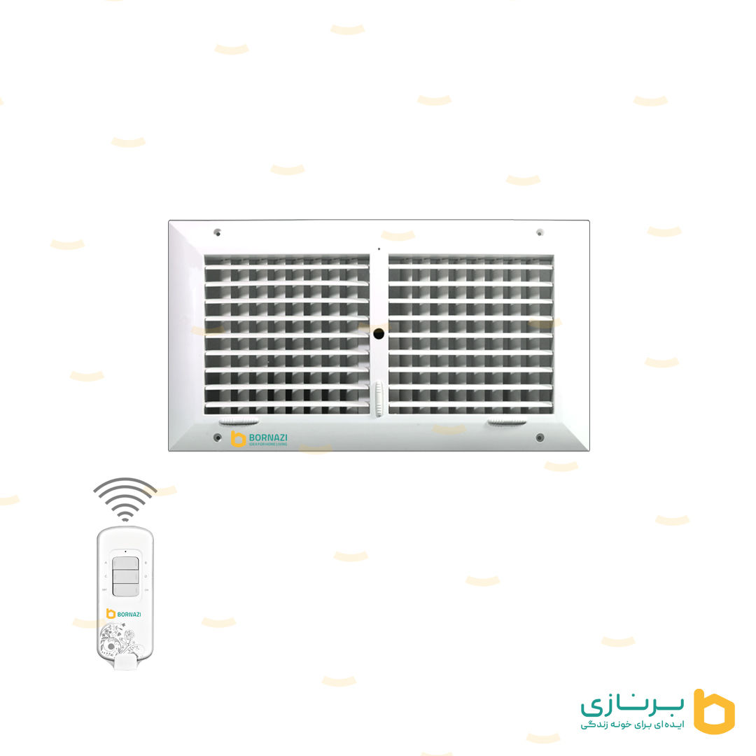 دریچه-ریموت-دار-کولر-(مستطیل-دو-شبکه)