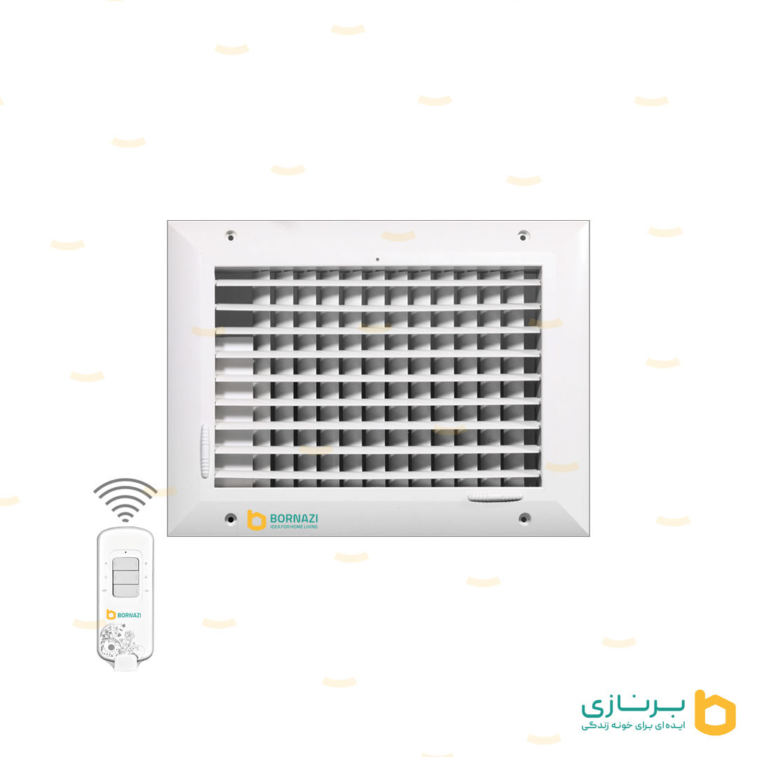 دریچه-ریموت-دار-کولر-(مستطیل-تک-شبکه)