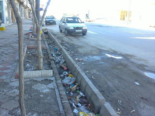 عدم تعریض جوی آب به خاطر هندسه کوچه