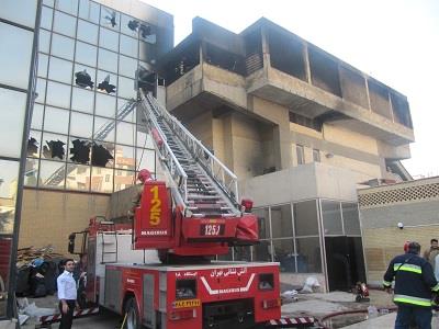 اتصال برق دلیل آتش سوزی در وزارت کشور