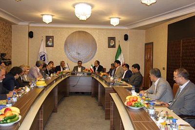 رئیس جدید اتاق بازرگانی در جمع رؤسای اتاق های تعاون و اصناف