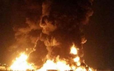آتش سوزی فازهای 20 و 21 پارس جنوبی بدون تلفات جانی مهار شد