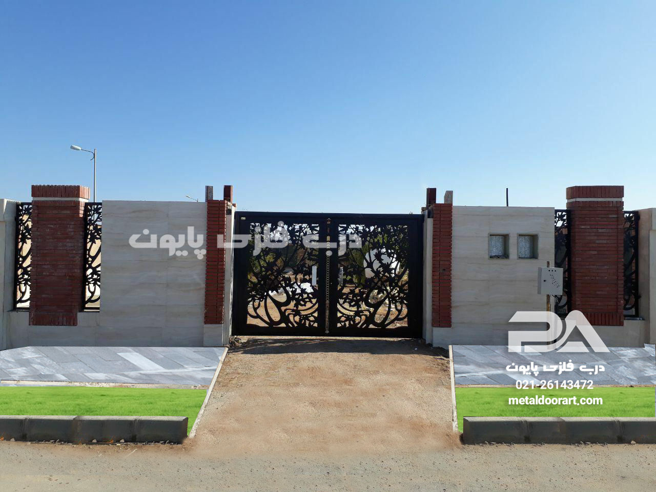 ست-کامل-درب-و-حفاظ-ویلایی-مدل-146