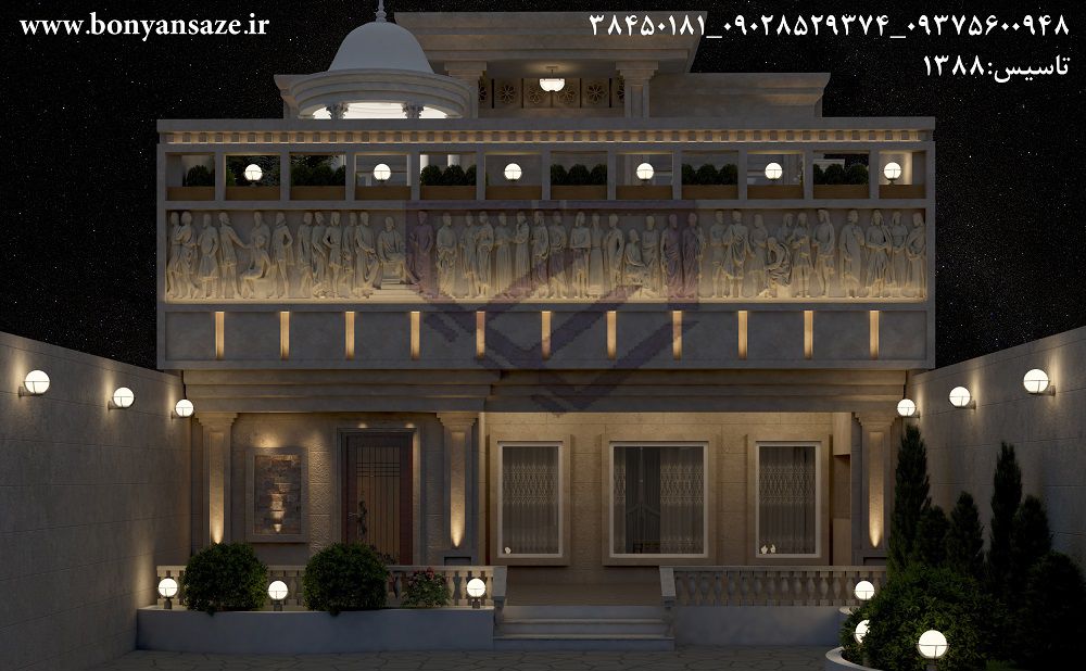 طراحی-و-اجرای-نما-و-روف-گاردن-در-مشهد