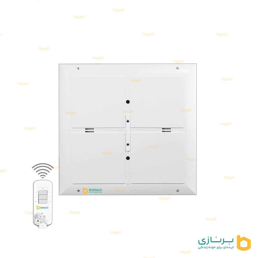 دریچه-ریموت-دار-کولر(مربع-چهار-شبکه)