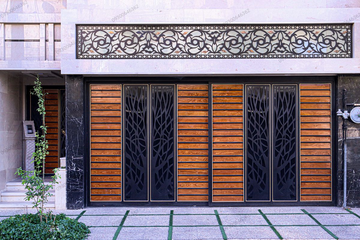 درب-پارکینگ-لابی-ریلی-لوکس-لیزری-سی-ان-س
