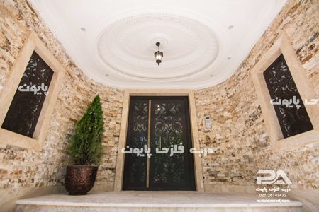 عکس شماره 18367 ورودی-آهنی-ساختمان-و-حفاظ-دیواری-مدل-002-پایون