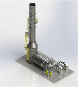 کوره-سوزاننده-گاز-اکسیداسیون-حرارتی(Incinerator-RTO)