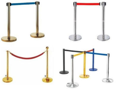 عکس شماره 41117 فروش-پایه-راهبند-تشریفاتی-نقره-ای-و-طلایی-بازار-ترافیکی